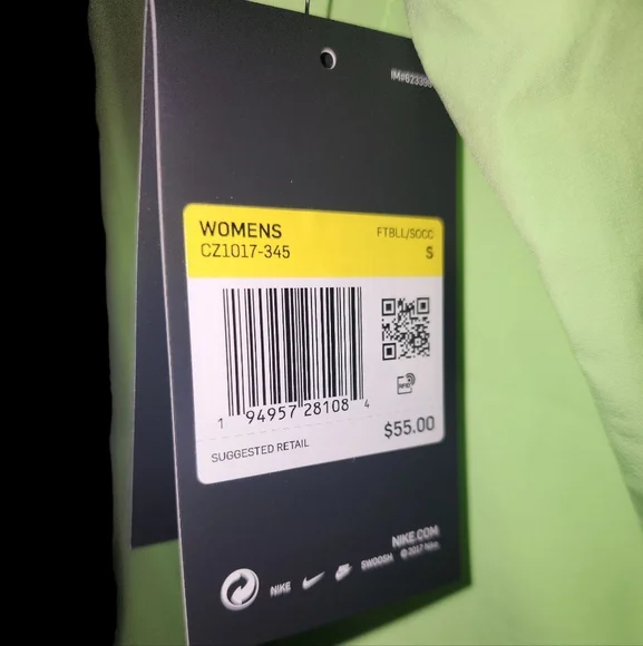 Nike FC Dri-Fit Joga Bonito TV Soccer Tank Top Women's S Lime Glow - Picture 2 of 6